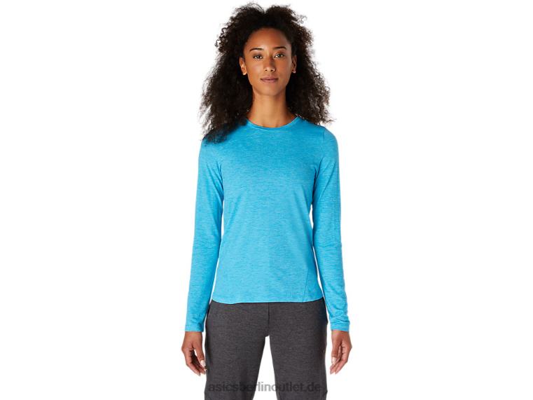 Damen-Langarmshirt in Heidekraut BL4N4117Asics digitales Aqua