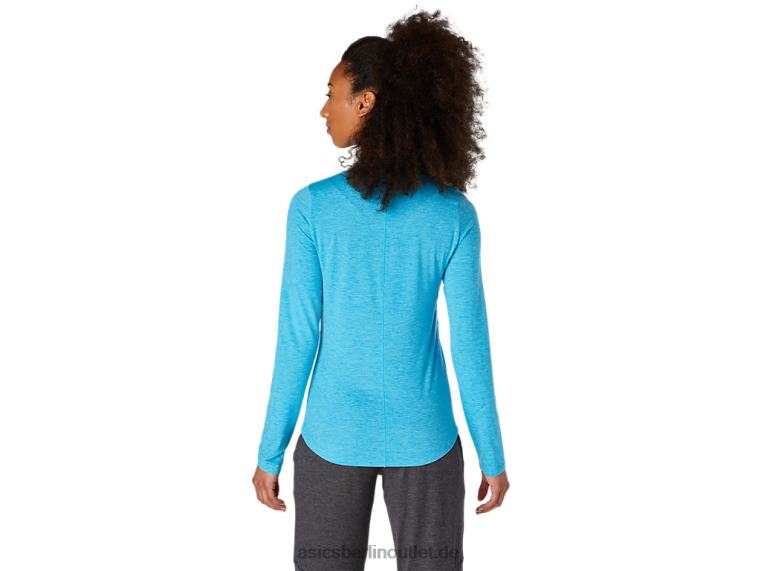 Damen-Langarmshirt in Heidekraut BL4N4117Asics digitales Aqua