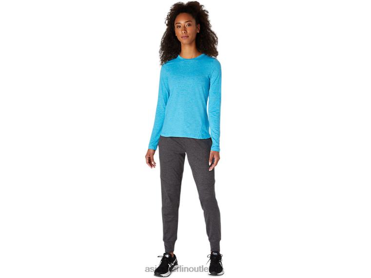 Damen-Langarmshirt in Heidekraut BL4N4117Asics digitales Aqua
