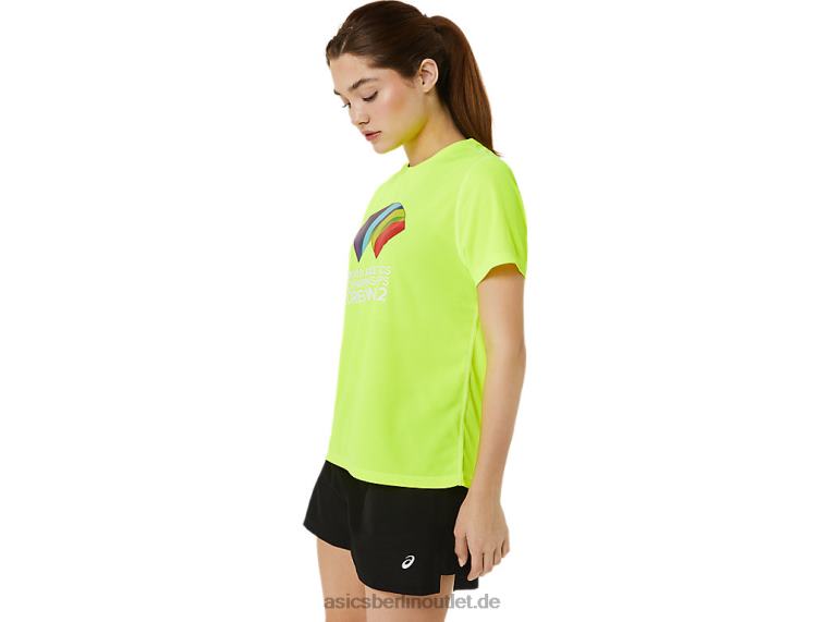 Damen Ready-Set II Kurzarm-WC BL4N3220Asics Sicherheitsgelb