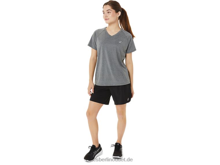 Damen-Ready-Set aus Lyte mit V-Ausschnitt BL4N3377Asics dunkelgraues Heidekraut