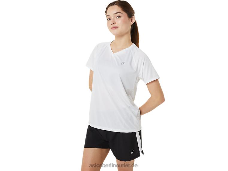 Damen-Ready-Set aus Lyte mit V-Ausschnitt BL4N3389Asics strahlend weiß