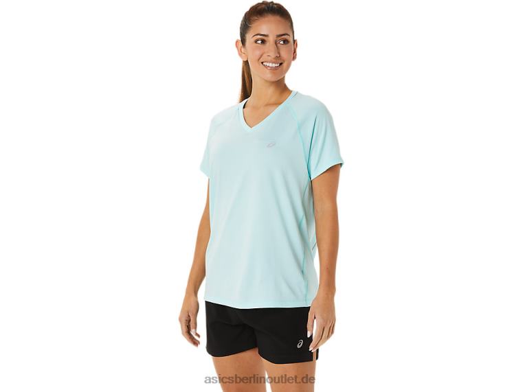 Damen-Ready-Set aus Lyte mit V-Ausschnitt BL4N3467Asics klares blaues Heidekraut