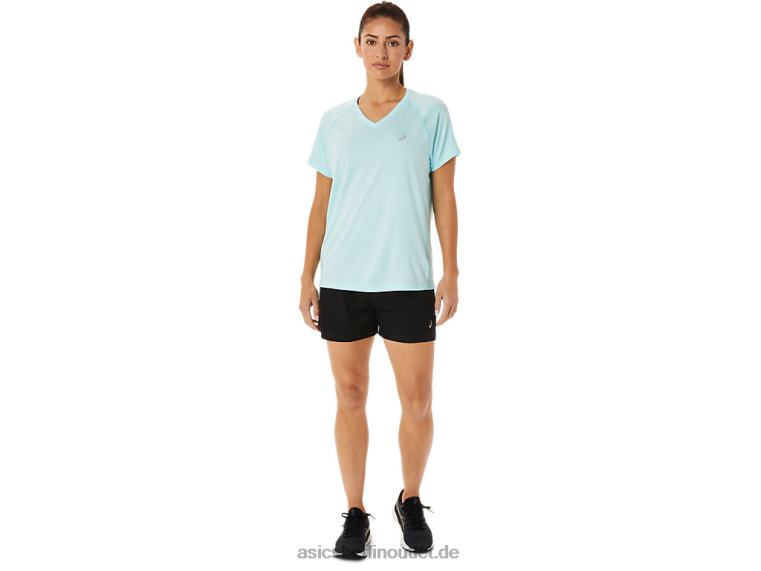 Damen-Ready-Set aus Lyte mit V-Ausschnitt BL4N3467Asics klares blaues Heidekraut