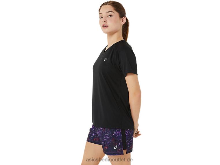 Damen-Ready-Set aus Lyte mit V-Ausschnitt BL4N3498Asics Leistung schwarz