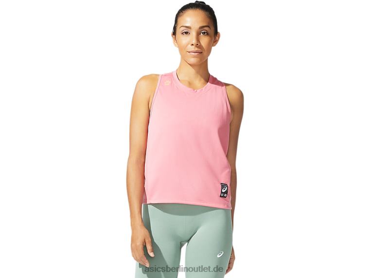 Damen-Sakura-Tanktop BL4N3970Asics Pfirsichblütenblatt