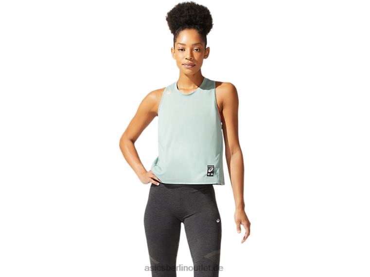 Damen-Sakura-Tanktop BL4N3971Asics schiefergrau