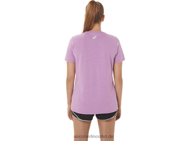 Damen-Sonnenblumen-Slogan mit V-Ausschnitt BL4N2778Asics Orchideenheide