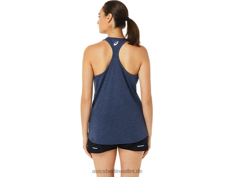 Damen-Spiral-A-Stars-and-Stripes-Kurzarmshirt BL4N3186Asics Peacoat-Heidekraut