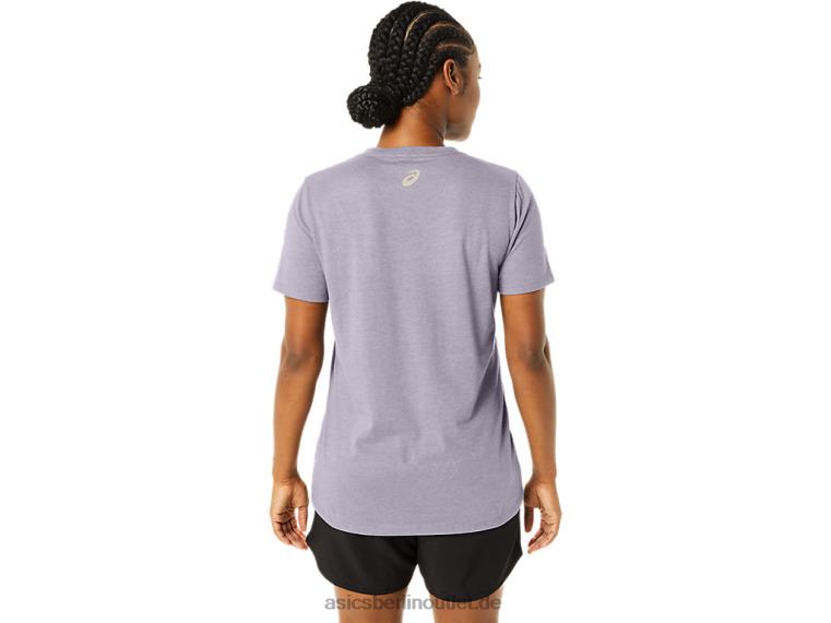 Damen-Streifen mit V-Ausschnitt BL4N2263Asics Dämmerungsviolett