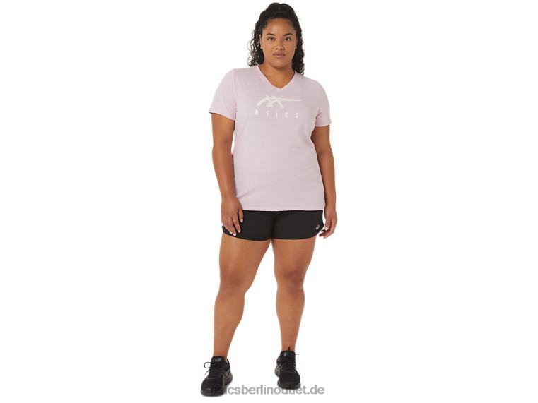 Damen-Streifen mit V-Ausschnitt BL4N3200Asics kaum aufgegangen