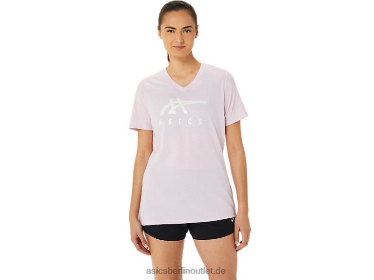 Damen-Streifen mit V-Ausschnitt BL4N3200Asics kaum aufgegangen