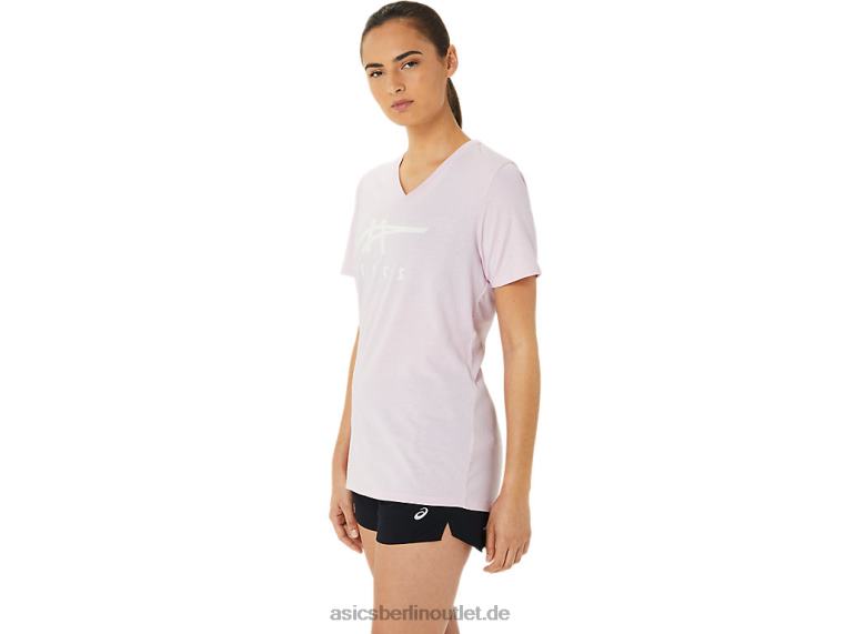 Damen-Streifen mit V-Ausschnitt BL4N3200Asics kaum aufgegangen