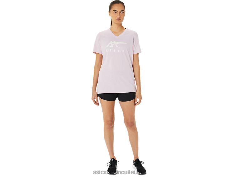 Damen-Streifen mit V-Ausschnitt BL4N3200Asics kaum aufgegangen