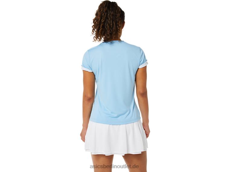 Damen-T-Shirt mit Court-Grafik BL4N3491Asics arktischer Himmel