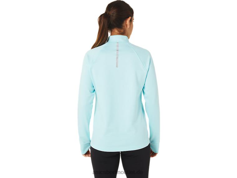 Damen Thermopolis 1/4 Reißverschluss BL4N3039Asics klares blaues Heidekraut