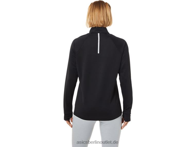 Damen Thermopolis 1/4 Reißverschluss BL4N3636Asics Leistung schwarz