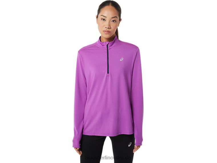 Fertigset für Damen mit halbem Reißverschluss BL4N2933Asics Orchidee/Französisches Blau
