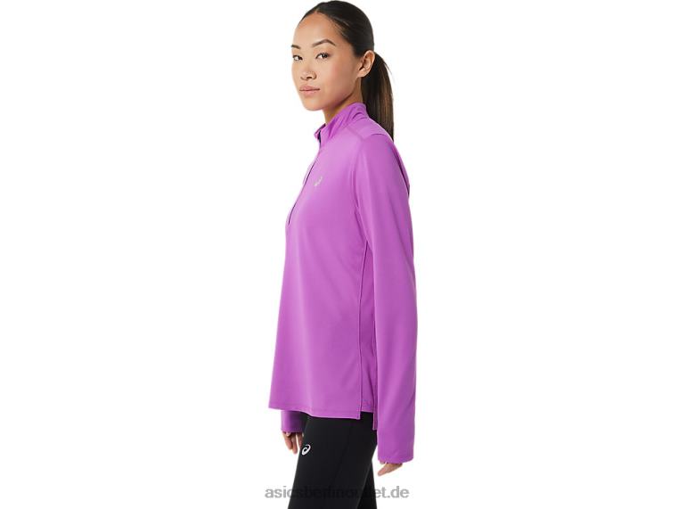 Fertigset für Damen mit halbem Reißverschluss BL4N2933Asics Orchidee/Französisches Blau