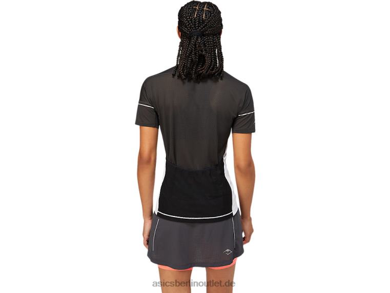 Fujitrail-Oberteil für Damen BL4N3854Asics Graphitgrau/Brillantweiß