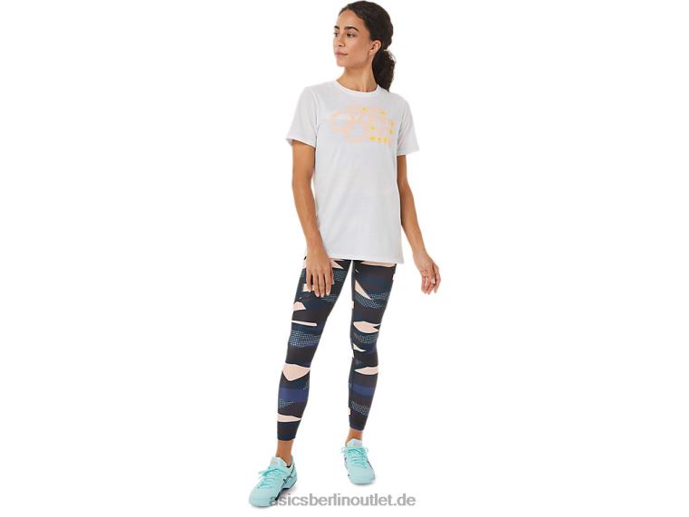 Grafik-T-Shirt für Damen BL4N3574Asics strahlend weiß