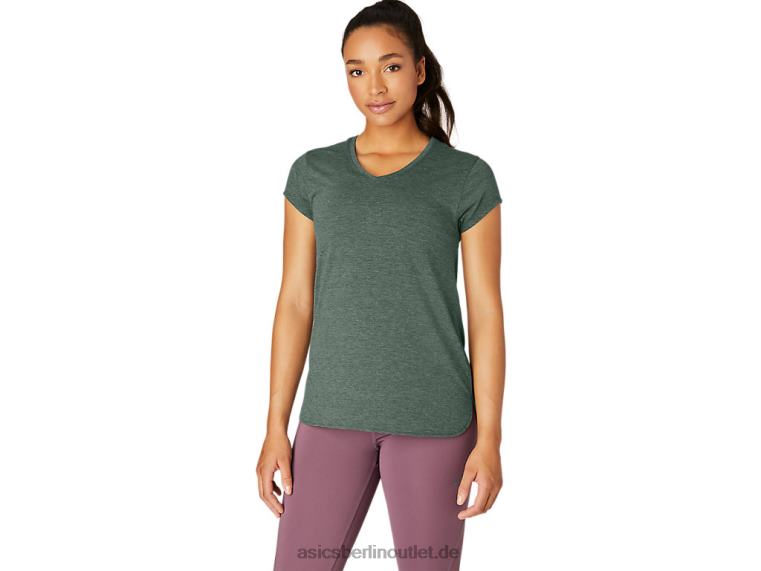 Heidekraut-Top für Damen mit V-Ausschnitt BL4N2159Asics Efeuheide