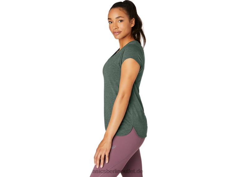 Heidekraut-Top für Damen mit V-Ausschnitt BL4N2159Asics Efeuheide