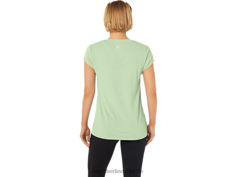 Heidekraut-Top für Damen mit V-Ausschnitt BL4N2292Asics flüstern grünes Heidekraut