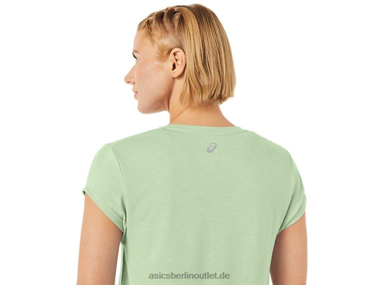 Heidekraut-Top für Damen mit V-Ausschnitt BL4N2292Asics flüstern grünes Heidekraut