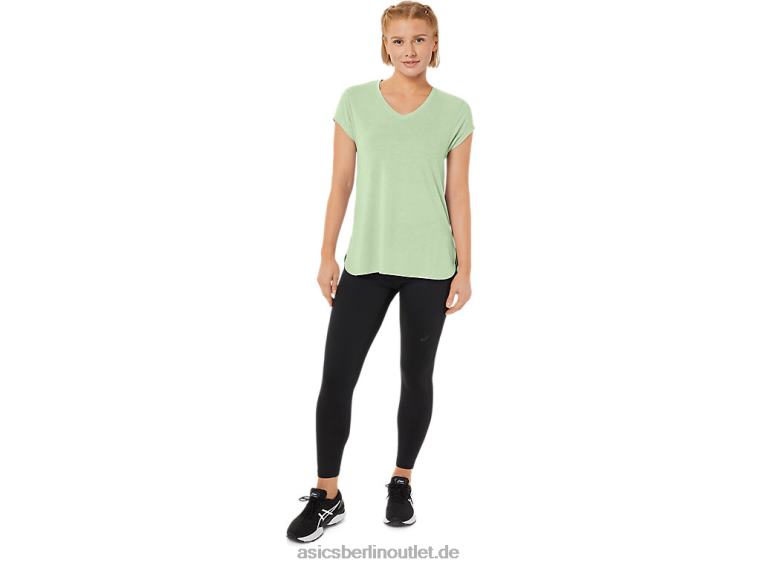 Heidekraut-Top für Damen mit V-Ausschnitt BL4N2292Asics flüstern grünes Heidekraut