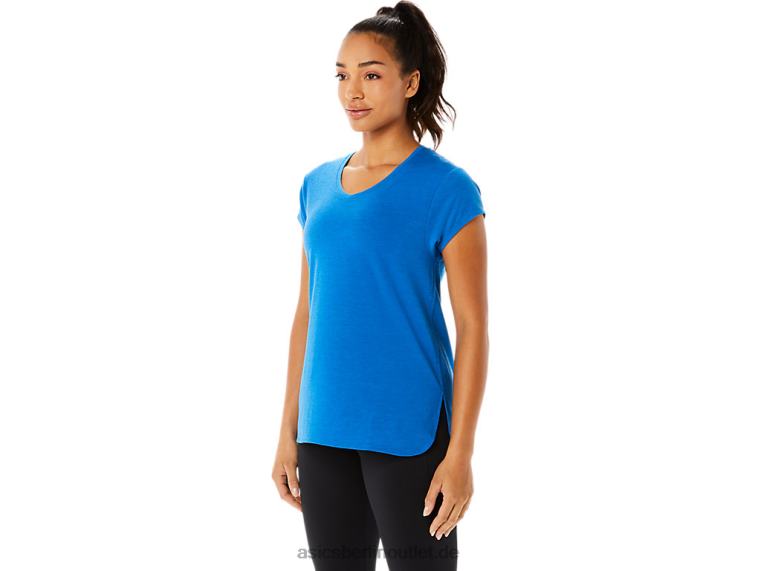 Heidekraut-Top für Damen mit V-Ausschnitt BL4N3410Asics Lake Drive Heather