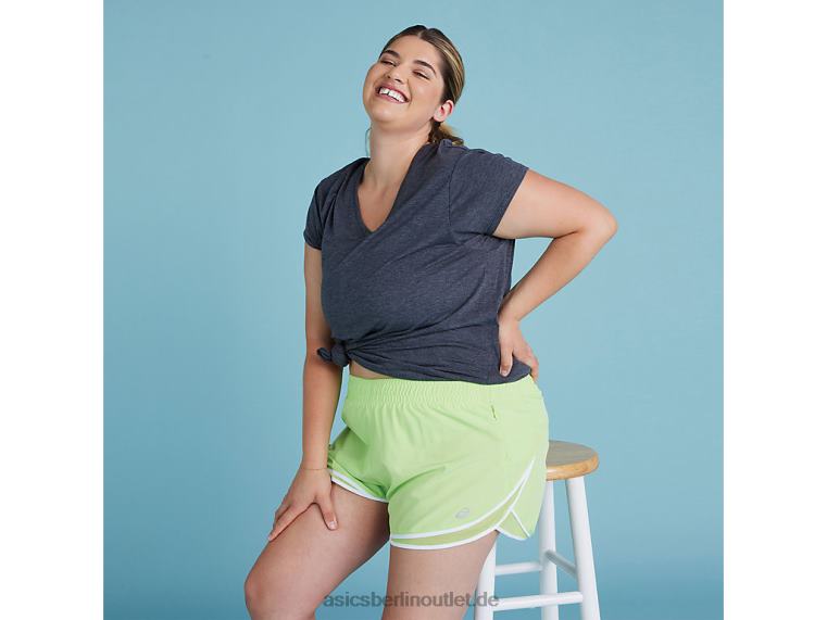 Heidekraut-Top für Damen mit V-Ausschnitt BL4N4092Asics dunkelgraues Heidekraut