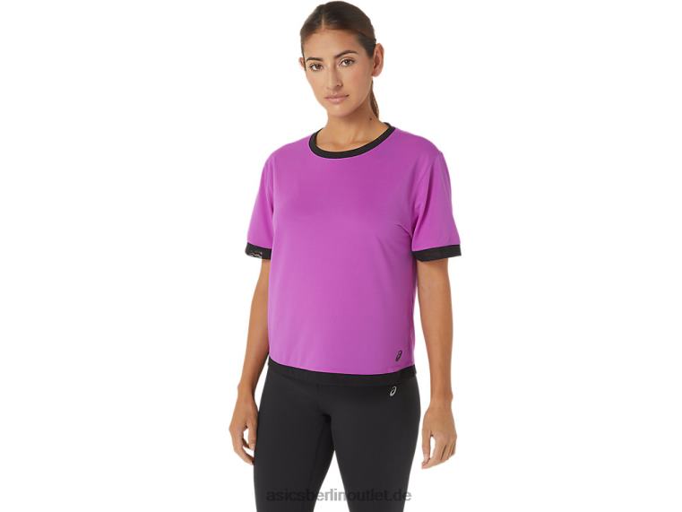 Kate Mesh-Kurzarmshirt für Damen BL4N2748Asics Orchidee