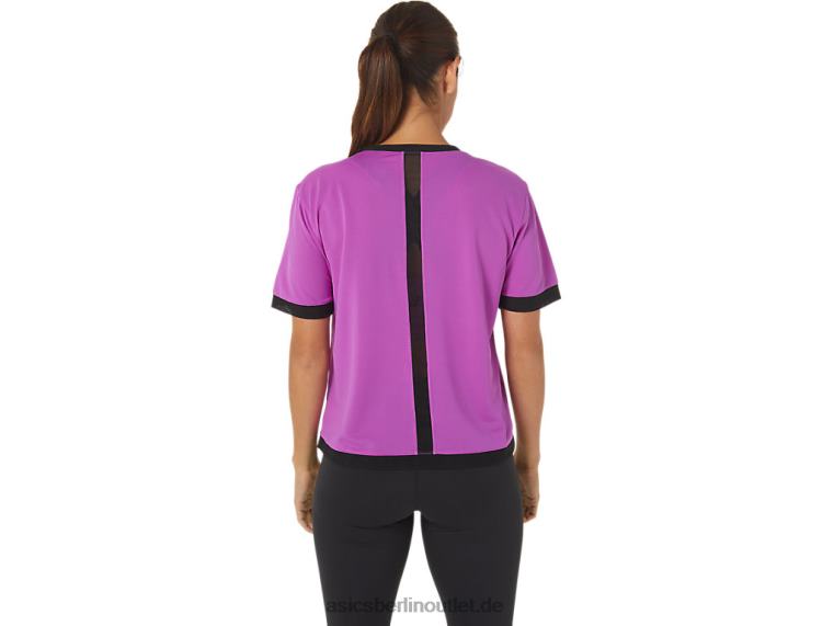 Kate Mesh-Kurzarmshirt für Damen BL4N2748Asics Orchidee