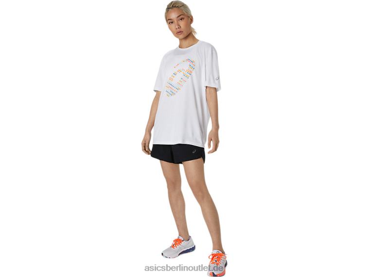 Kurzarmoberteil mit Logo-Print BL4N1758Asics strahlend weiß