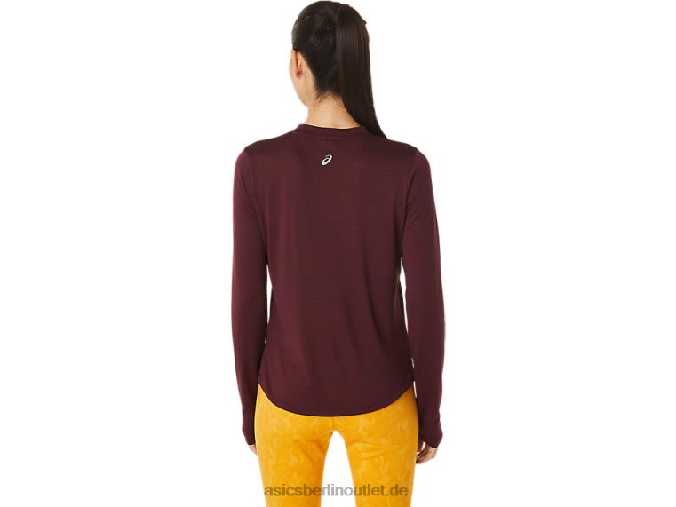 Langärmliges Runkoyo-Oberteil mit Stehkragen für Damen BL4N2754Asics tiefer Mars