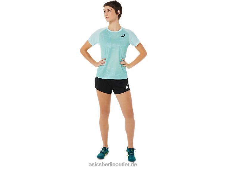 Leichtes Kurzarm-Top für Damen BL4N3263Asics klares Blau
