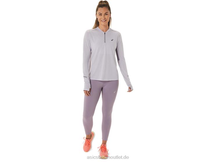 Metarun Damen-Langarmoberteil mit 1/2-Reißverschluss BL4N2480 AsicsDämmerungsviolett/violetter Quarz