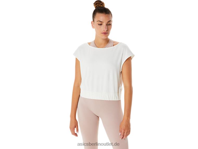 Nagino Flex Kurzarmoberteil für Damen BL4N2143Asics Creme