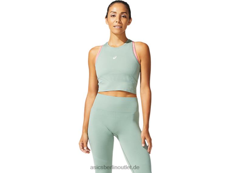 Nahtloses Damenoberteil BL4N3974Asics schiefergrau