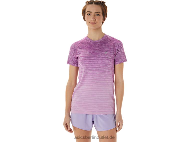 Nahtloses Kurzarmoberteil für Damen BL4N2961Asics Orchideen-/Lavendelglanz
