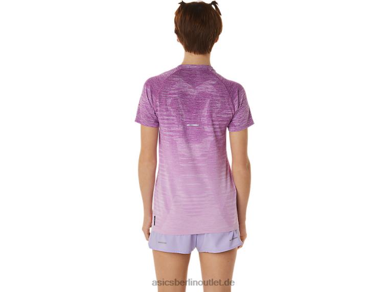 Nahtloses Kurzarmoberteil für Damen BL4N2961Asics Orchideen-/Lavendelglanz