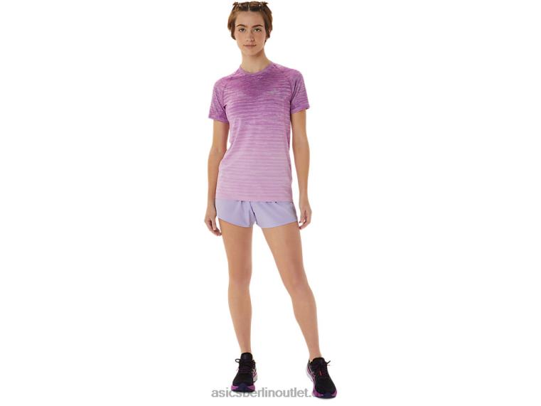 Nahtloses Kurzarmoberteil für Damen BL4N2961Asics Orchideen-/Lavendelglanz