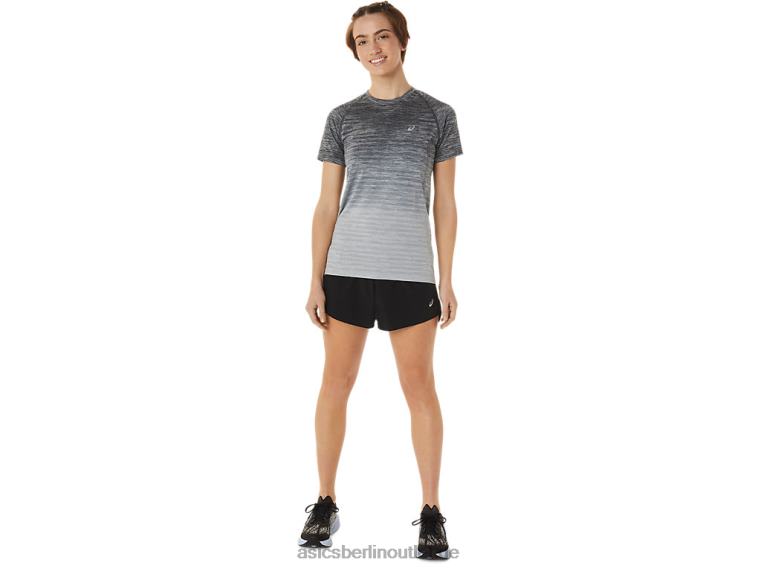 Nahtloses Kurzarmoberteil für Damen BL4N3006Asics Trägergrau/Gletschergrau
