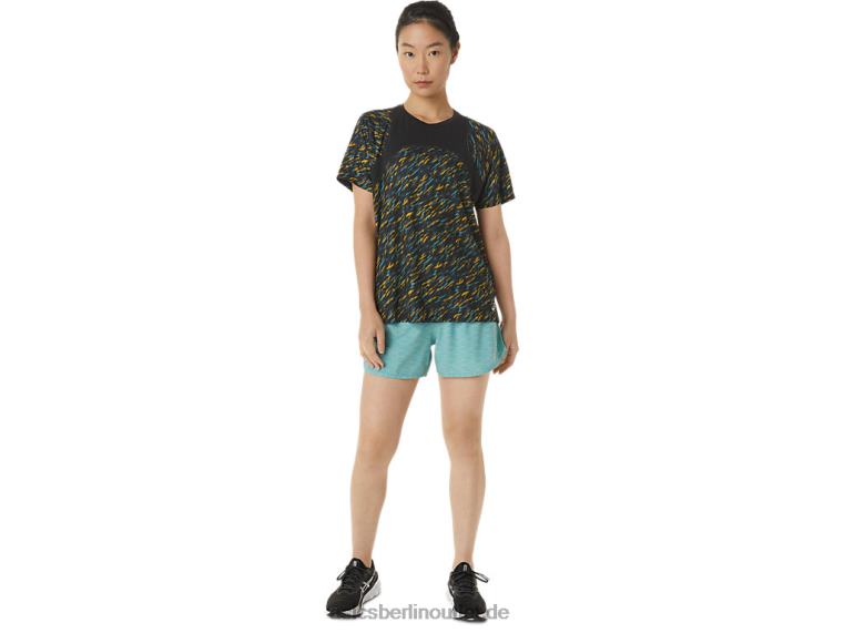 Pr Lyte Run Kurzarmshirt für Damen BL4N3388Asics Nachtschatten/Salbei-Druck