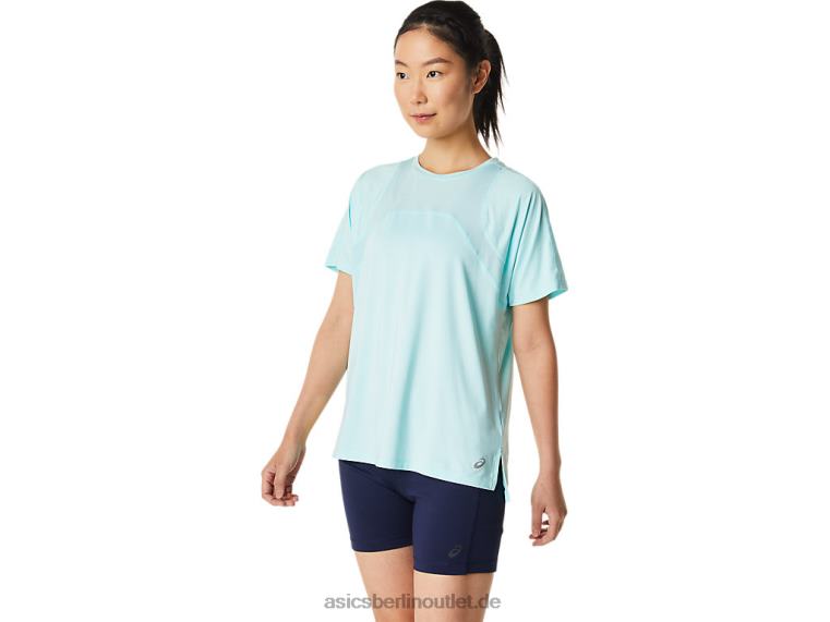 Pr Lyte Run Kurzarmshirt für Damen BL4N3391Asics klares Blau