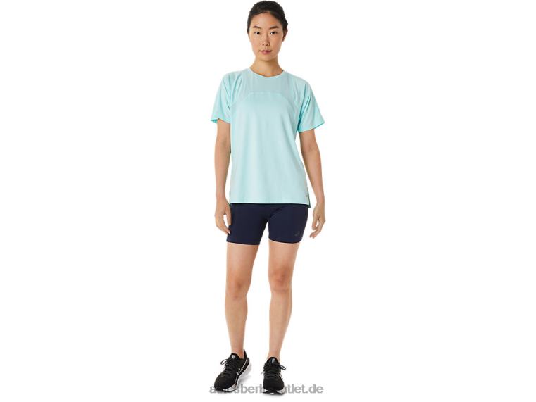Pr Lyte Run Kurzarmshirt für Damen BL4N3391Asics klares Blau