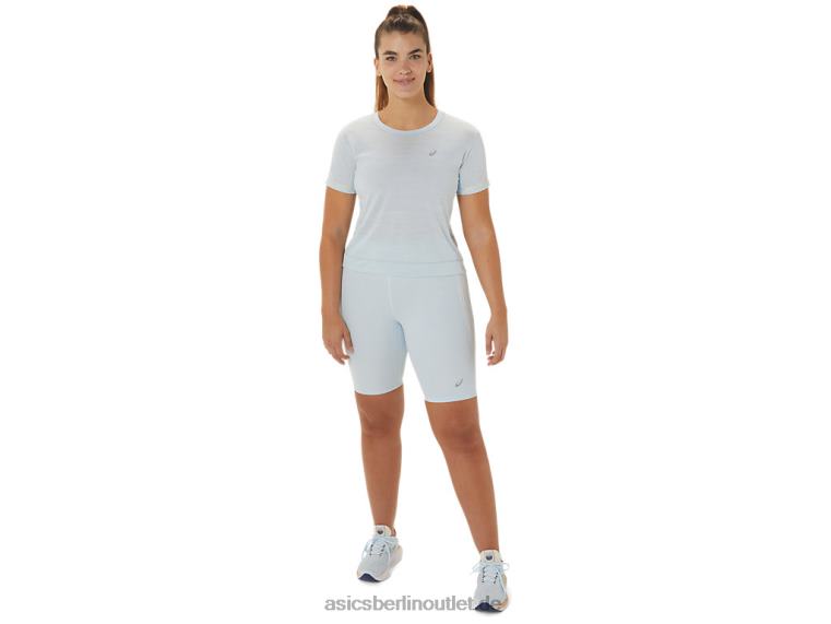 Renn-Crop-Top für Damen BL4N2245Asics Himmel/Creme