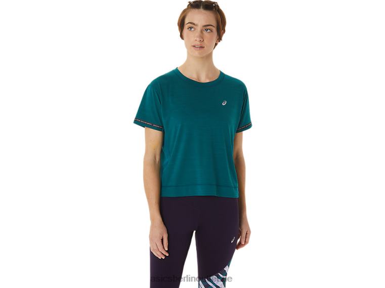 Renn-Crop-Top für Damen BL4N3091Asics Samtkiefer