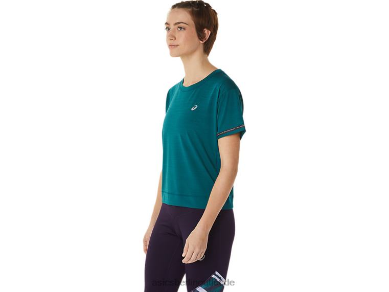 Renn-Crop-Top für Damen BL4N3091Asics Samtkiefer